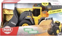 Dickie Spielfahrzeug Baustelle Bagger Auto Go Real Volvo Wheel Loader 203723006