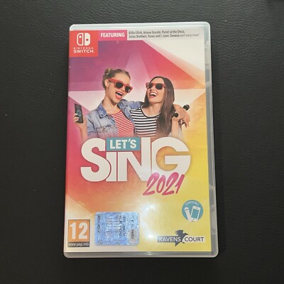 Let's Sing 2021 (Nintendo Switch, 2020)in great condition