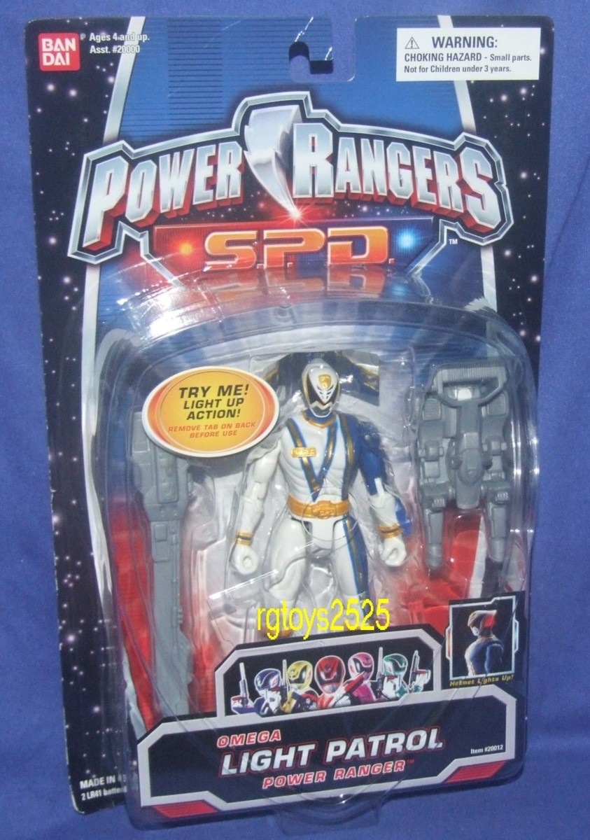 Power Rangers SPD Light Patrol Omega White Ranger New