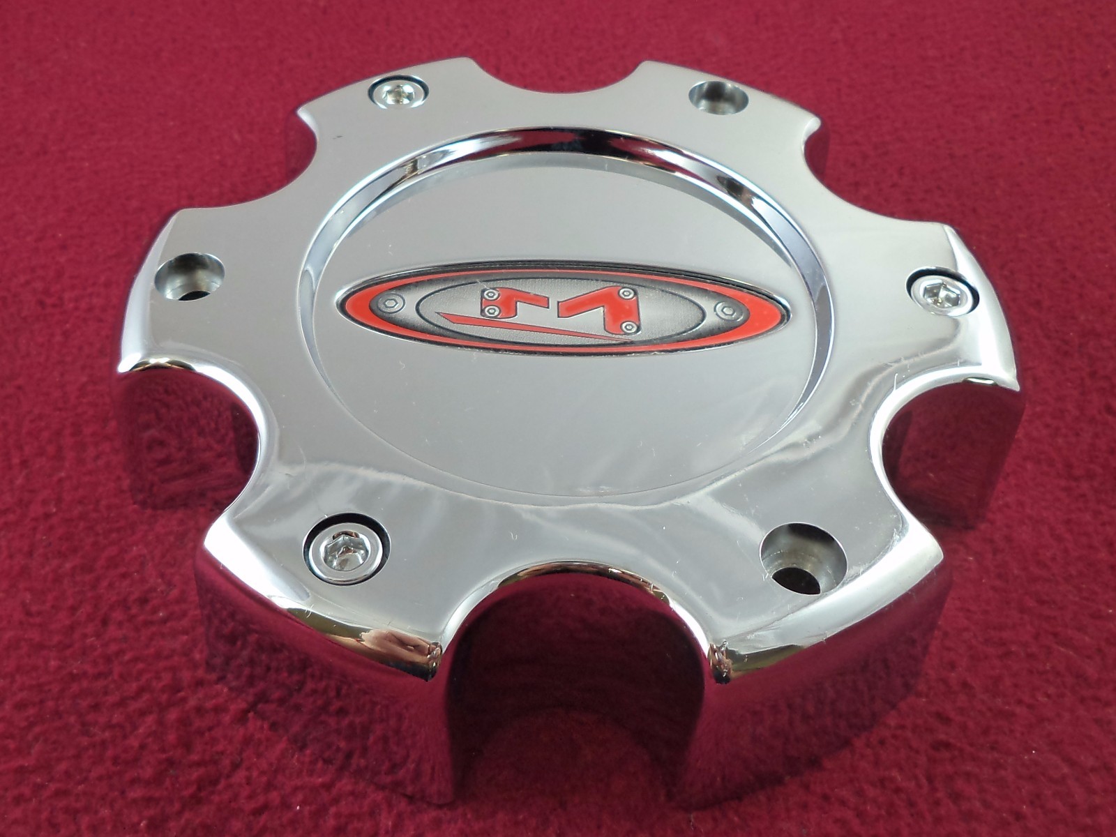 Motto Wheels Chrome Custom Wheel Center Cap # 845L145 (1)