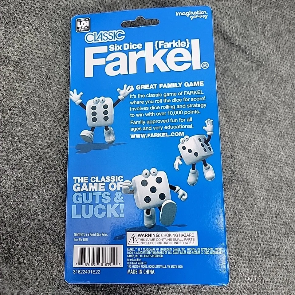 Classic Farkle Farkel Dice Game 6 Dice NEW  - Image 2 of 4