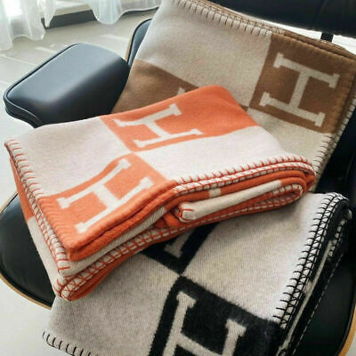 Case bed Sofa Aircraft 4 Color 45X45CM H-Letter Wool Cashmere Pillow cover