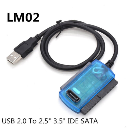 Câble de lecteur facile optique à trois utilisations USB vers IDE/SATA USB 2.0 - Photo 1/7
