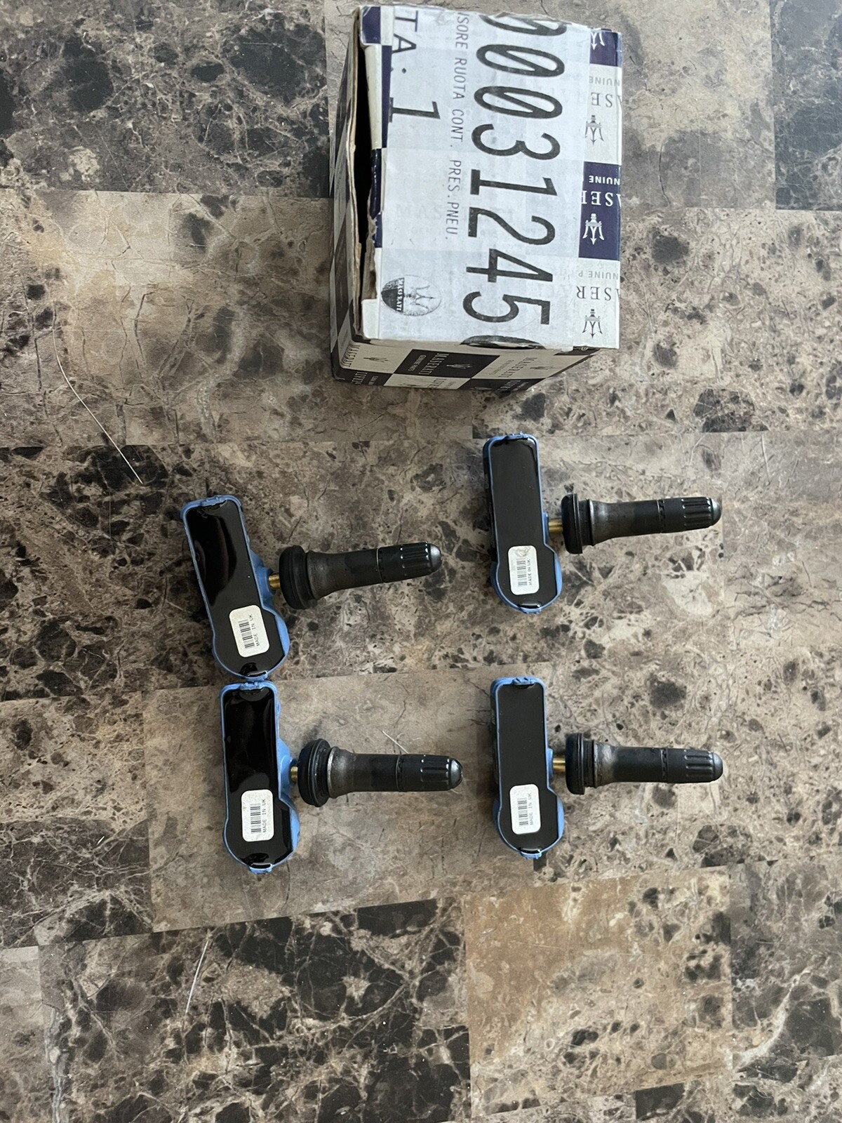 Maserati Quattroporte Tire Pressure Monitoring Sensors Set Of 4 000313450