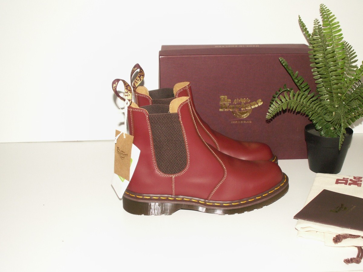 In England Doc Martens Chelsea Boots Oxblood Martens 2976