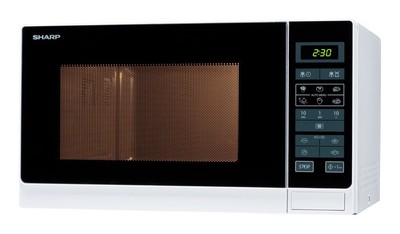 R342WW Solo-Mikrowelle / 25 L / 900 W / LED-Display / 8 Automatikprogramme / ...