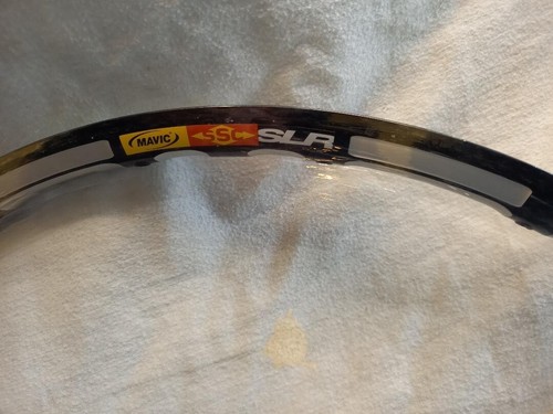 BRAND NEW MAVIC CROSSMAX SLR 2014 650b / 27 1/2 REAR MTB RIM black & silver - Picture 3 of 3