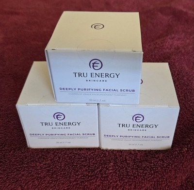 3 Tru Energy Skincare Deep Purifying Facial Scrub 50 ml Paraben & Sulphate-Free