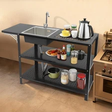 Freestanding Kitchen Utility Sink, Freestanding Laundry Sink, Single Bowl Sink
