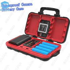 Waterproof Camera Battery Case for 2 Batteries  14 Memory Cards SD/CF/XQD/TF 