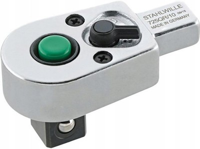 STAHLWILLE 725QR/10 QuickRelease Insert Ratchet 1/2'' Drive 9x12mm 100Nm