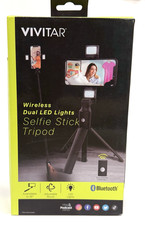 VIVITAR WIRELESS DUAL LED LIGHTS Selfie Stick Tripod