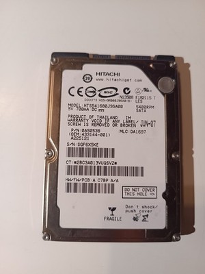 Hitachi Travelstar 5K160 160GB,Intern,5400RPM