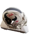 Texans Andre Johnson Authentic Signed Salute Speed Mini Helmet JSA  HOF 24
