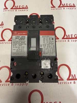GE SELA36AT0100 3 Pole 600V Circuit Breaker 90A trip