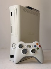 White Xbox 360 Original with Controller & Wires 20gb HDD Tested Working