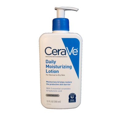 CeraVe Daily Moisturizing Lotion Normal To Dry Skin Lightweight Oil Free 12 Oz