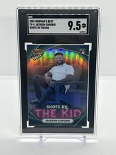 2024 Bowman's Best Jackson Chourio Shots by The Kid Refractor SGC 9.5 Brewers RC