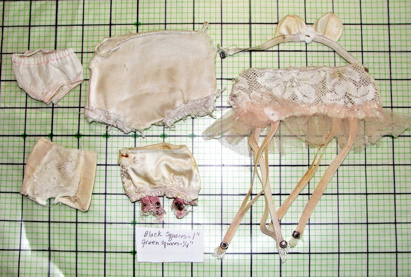 Vintage Fashion Doll Underwear/Panties, Garter belt, Girdles, Bra