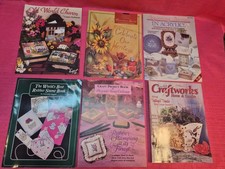 Craft Books Lot Rubber Stamping Acrylic Painting Decorative DIY Crafting