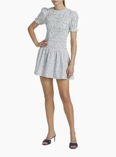 Reformation Leannah Floral Smocked Minidress in Hanna Sz 12