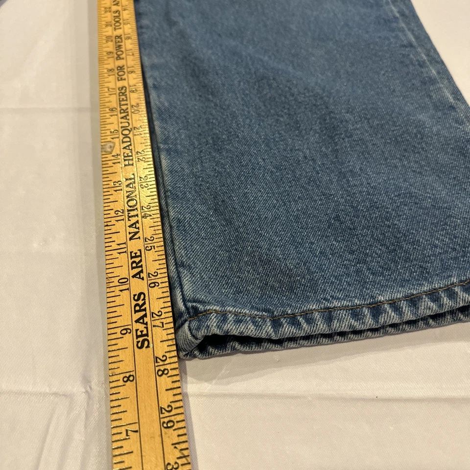 L.L. Bean Comfort Waist Jeans 40X29 Blue Denim Pants - Image 3 of 4