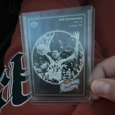 Upper Deck Basketball Heroes Wilt Chamberlain Kansas Jayhawks NCAA Insert Card