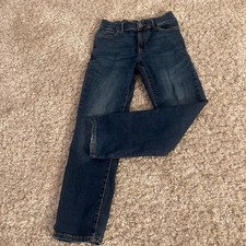 Childrens Place Boys Jeans Size 10 Straight Adjustable Waist Blue Denim Pants