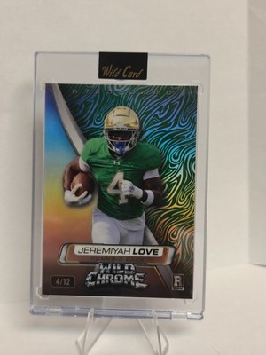 2026 Wild Card Wild Chrome Jeremiyah Love RC 4/12 Rookie Notre