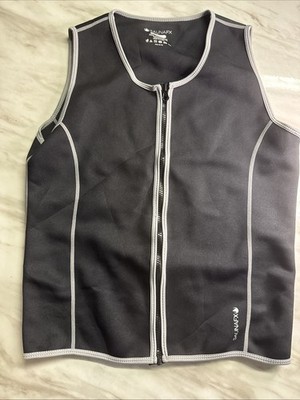 Saunafx Tank Top Womens L Neoprene Hour Glass Slim Trim Tone Sweat Fitness