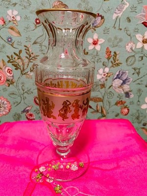 Val Saint Lambert Vase Belgian Royal Warrant