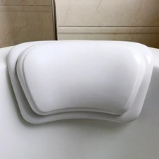 Non Slip Bathtub Pillow With Silicone Sponge Waterproof PU Cover Universal