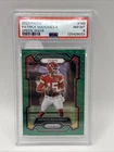 Panini 2023 Prizm Patrick Mahomes II Green Wave Prizm #149 PSA 8 Football Card