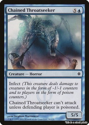 MTG Chained Throatseeker [NPH - 30] LP