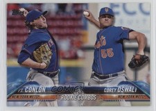 2018 Topps Update Rookie Combos PJ Conlon Corey Oswalt #US13 1p0s