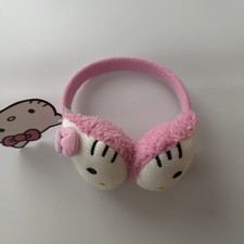 Hello Kitty, Pink Fuzzy Earmuffs Toddler 3 New With Tags