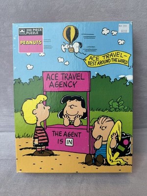 Vintage Peanuts 200pc Puzzle 1965- Complete