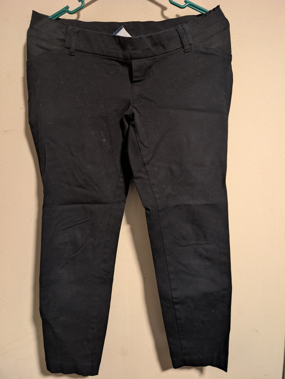 Old Navy Maternity Pixie Pull On Pants BLACK 2 Re… - image 1