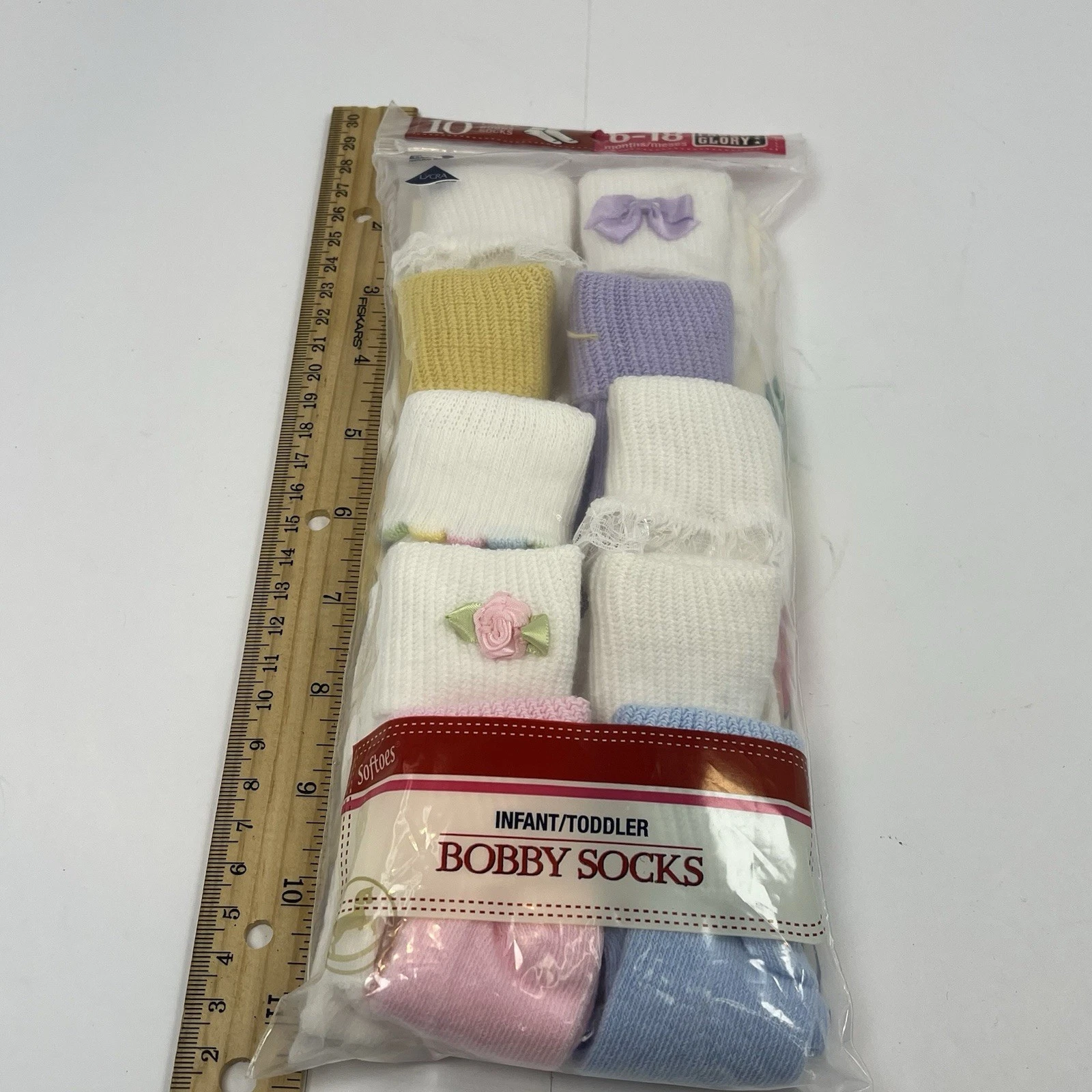 Vintage Faded Glory Girls Socks Bobby Socks 6-18 Months Infant 10 Pairs NEW
Opens in a new window or