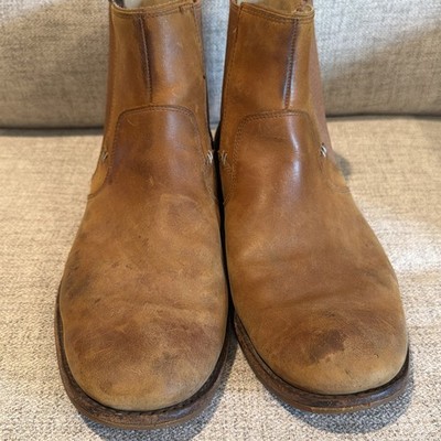 UGG Men\'s Brown Leather Slip-On Chelsea Boots UGG slip-on Chelsea Boots | Brown | FARFETCH main image 3