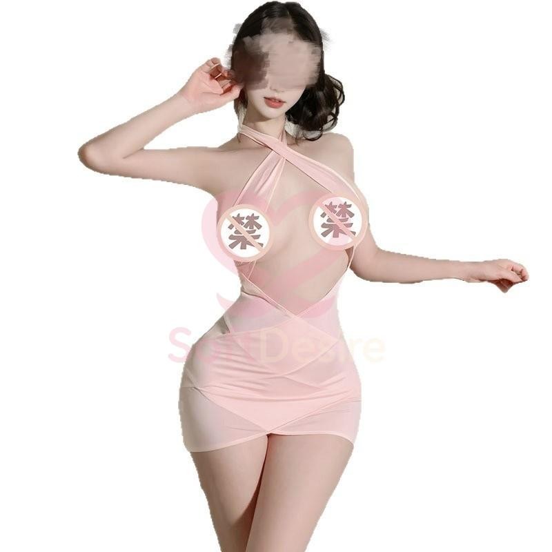 Lencería Sexy Pure Desire Secretaria Pecho Desnudo Tentación Camisón Una Pieza