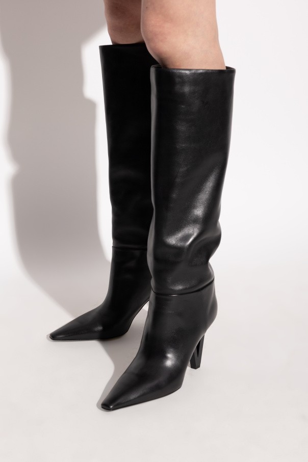 Versace - Women - Heeled boots - Black thumbnail 2