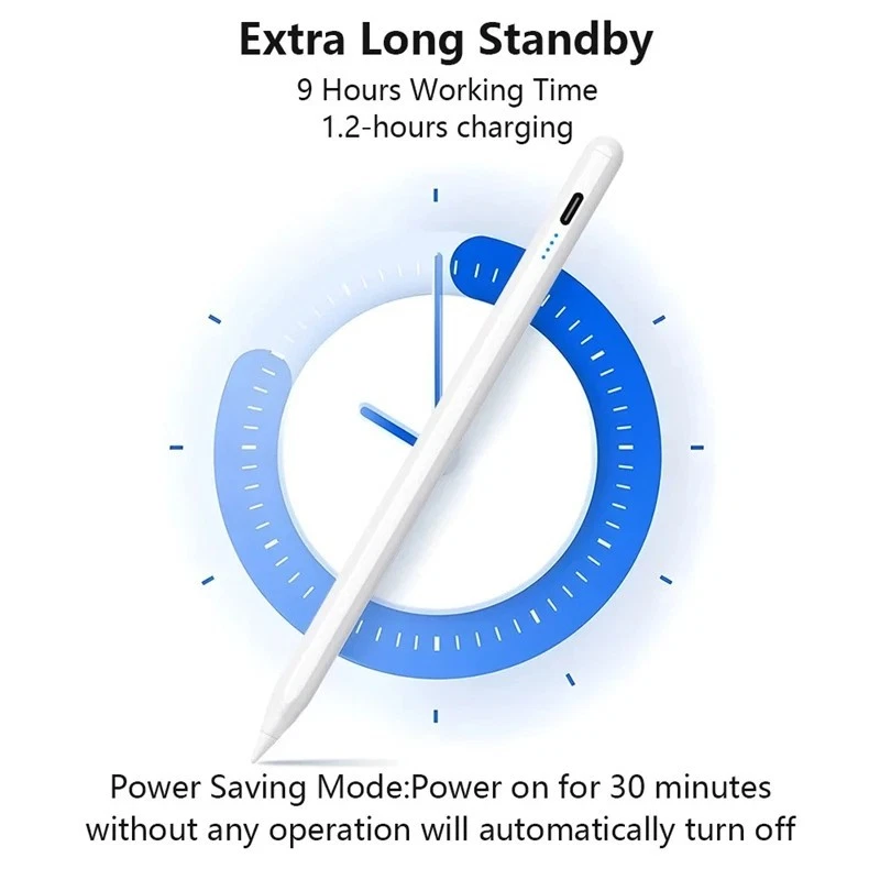 Stylus Pencil Pen for Apple iPad Mini 1 2 3 4 5 Air 1 2 3 Pro 11&12.9 3rd Gen UK - Image 3 of 4