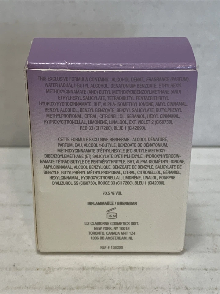 Perfume de mujer LIZ by LIZ CLAIBORNE de colección 0,18 oz-5,3 ml Splash MINI tamaño de viaje (D18 Foto 2 de 4