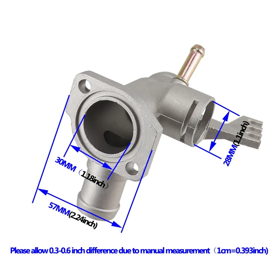 Tubo de manguera de refrigerante del motor para VW Caddy Golf Passat Vento-EU para Seat Cordoba Foto 3 de 4