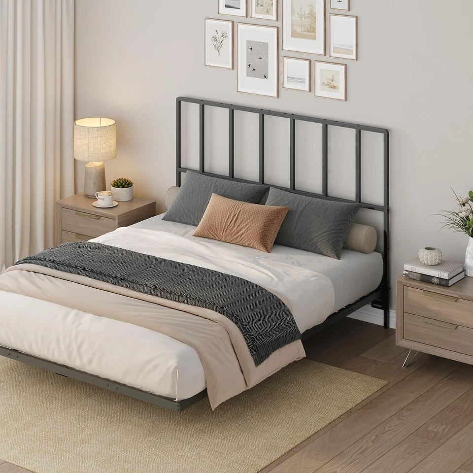 Cabeceira tamanho completo, cabeceiras de metal com adaptadores universais, aquecimento ajustável... - Imagem 2 de 4