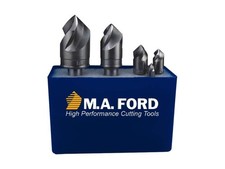 MA Ford 92000012, 5pc. 82-Deg. 3-Flute, Aircraft HSS Countersink Set