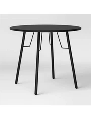 36" Round Dining Table Black - Room Essentials™