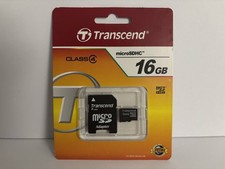 Transcend SanDisk microSDHC 16GB MicroSDHC Card OEM - Brand New