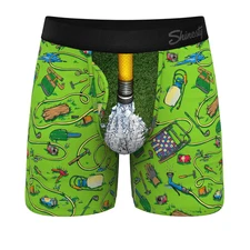 The Nice Piece Of Grass Ball Hammock® Pouch Underwear with Fly (Gardening Hose P